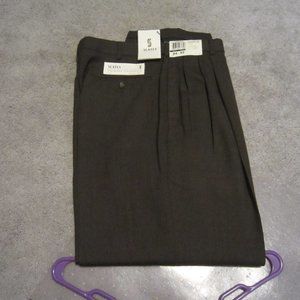 Slates Men's Dress Pants 34 x 32 Brown New